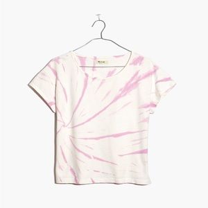 Madewell Tie-Dye Cap-Sleeve Boxy Tee